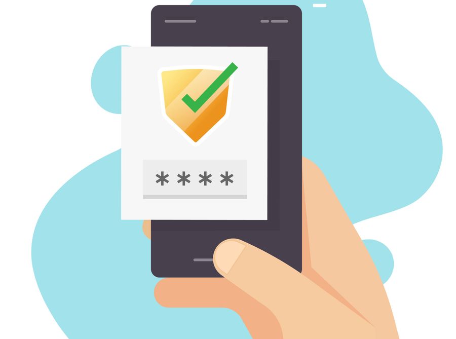 Login password verification code push message or sms for 2fa aut