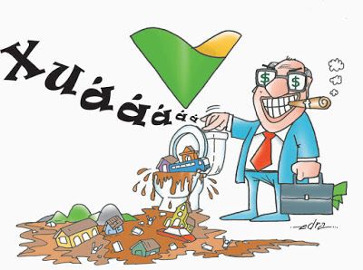 a charge do mar de lama em minas gerais