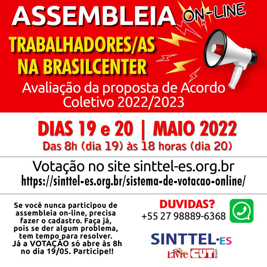 assembelia BCC maio 22
