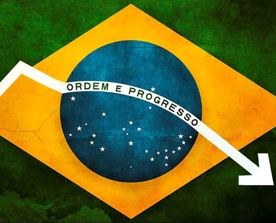 bandeira brasil-seta pra baixo