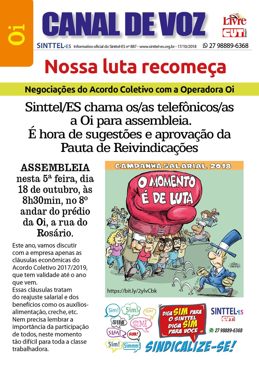Capa: Canal de Voz 887