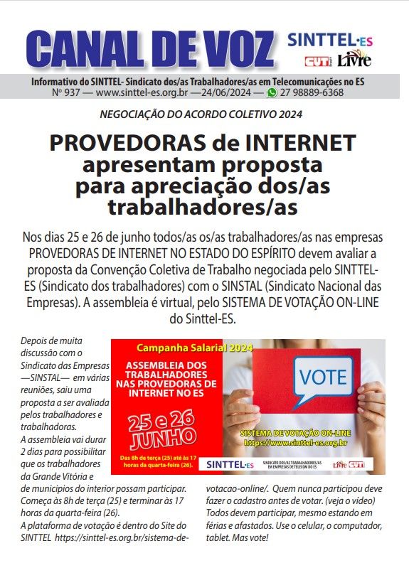 Capa: Canal de Voz 937