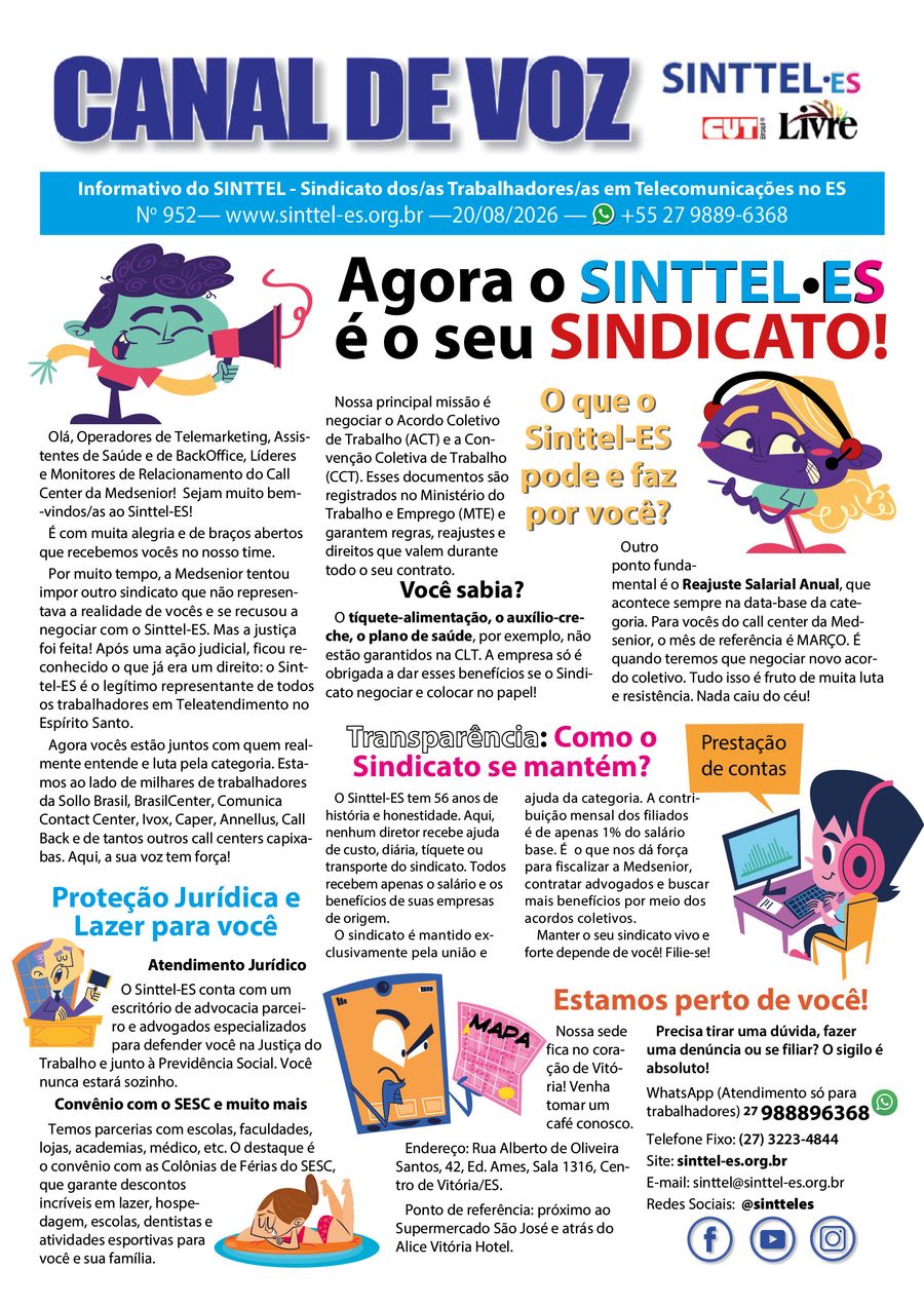 Capa: Canal de Voz 952