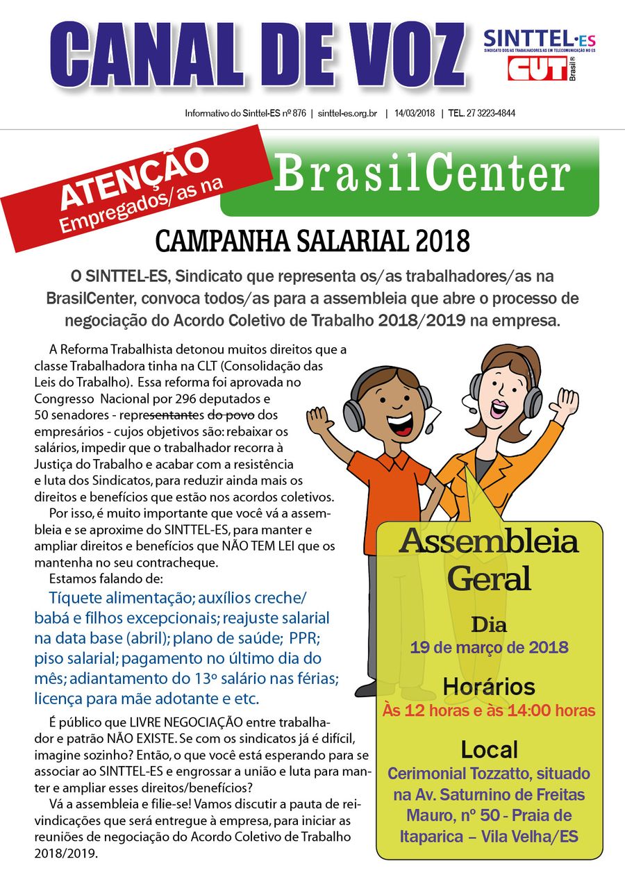 Capa: Canal de Voz 876