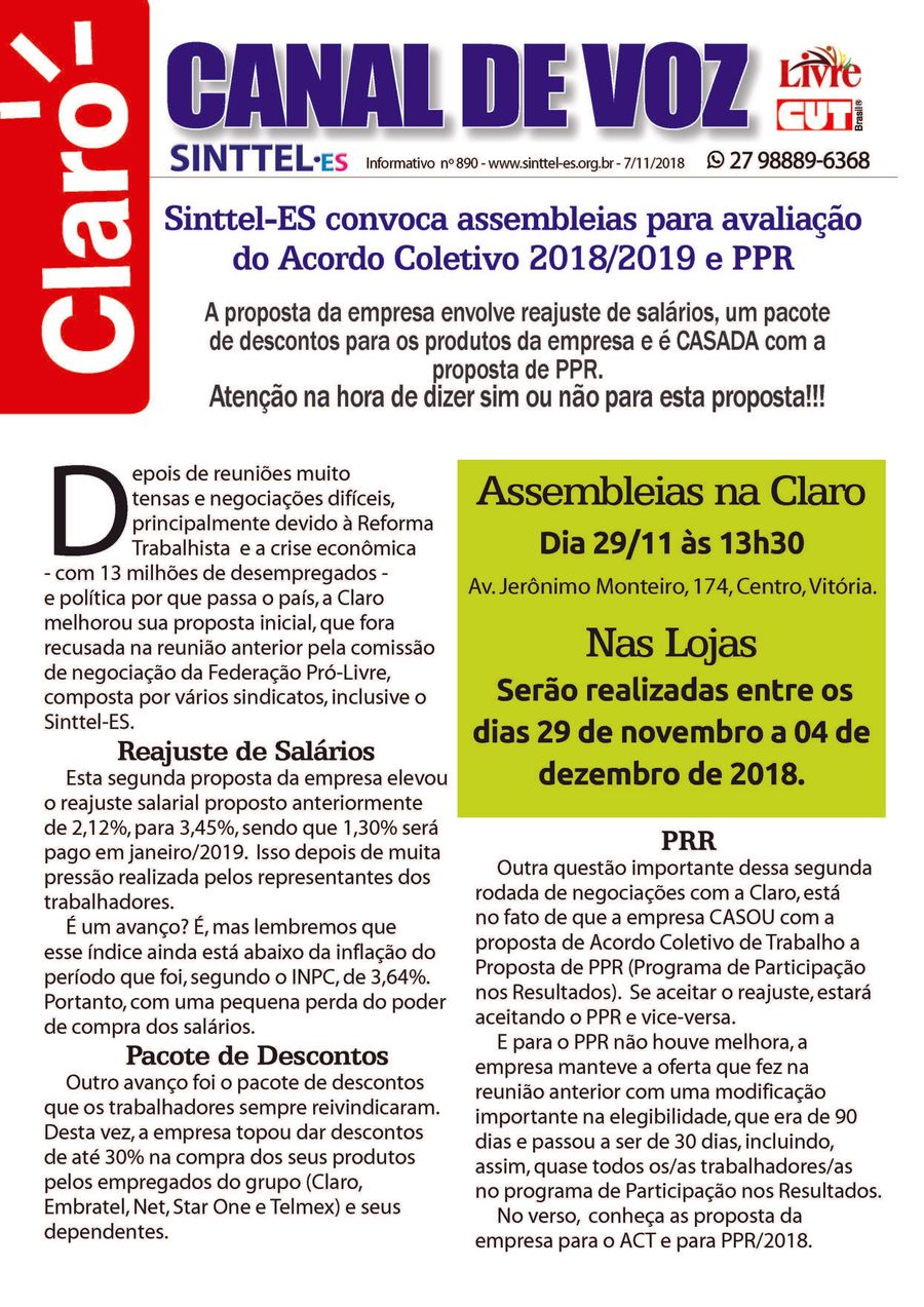 Capa: Canal de Voz 890