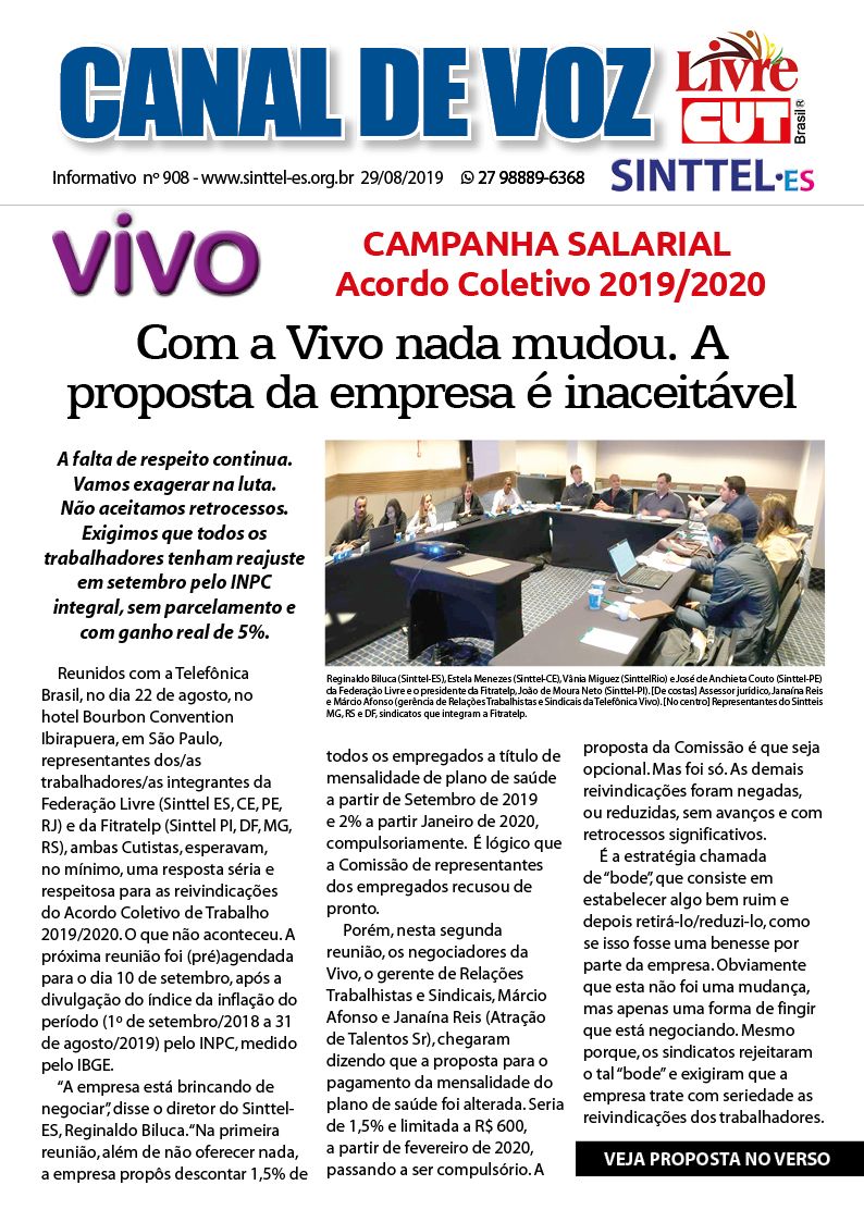 Capa: Canal de Voz 909