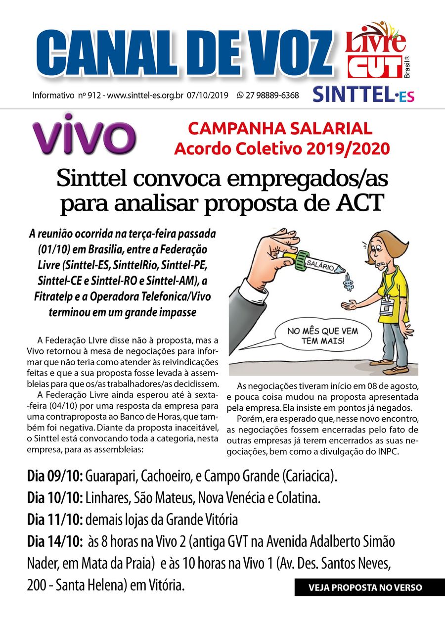 Capa: Canal de Voz 912