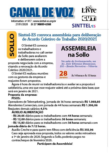 Capa: Canal de Voz 917