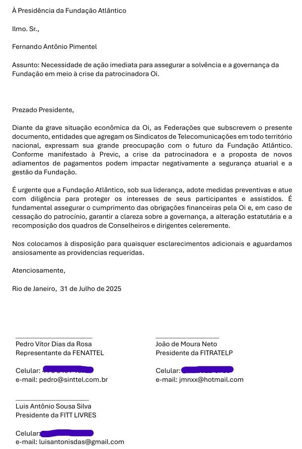 carta FAtlântico
