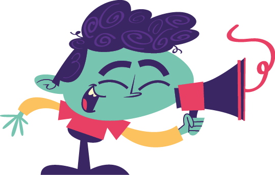 ilustra megafone