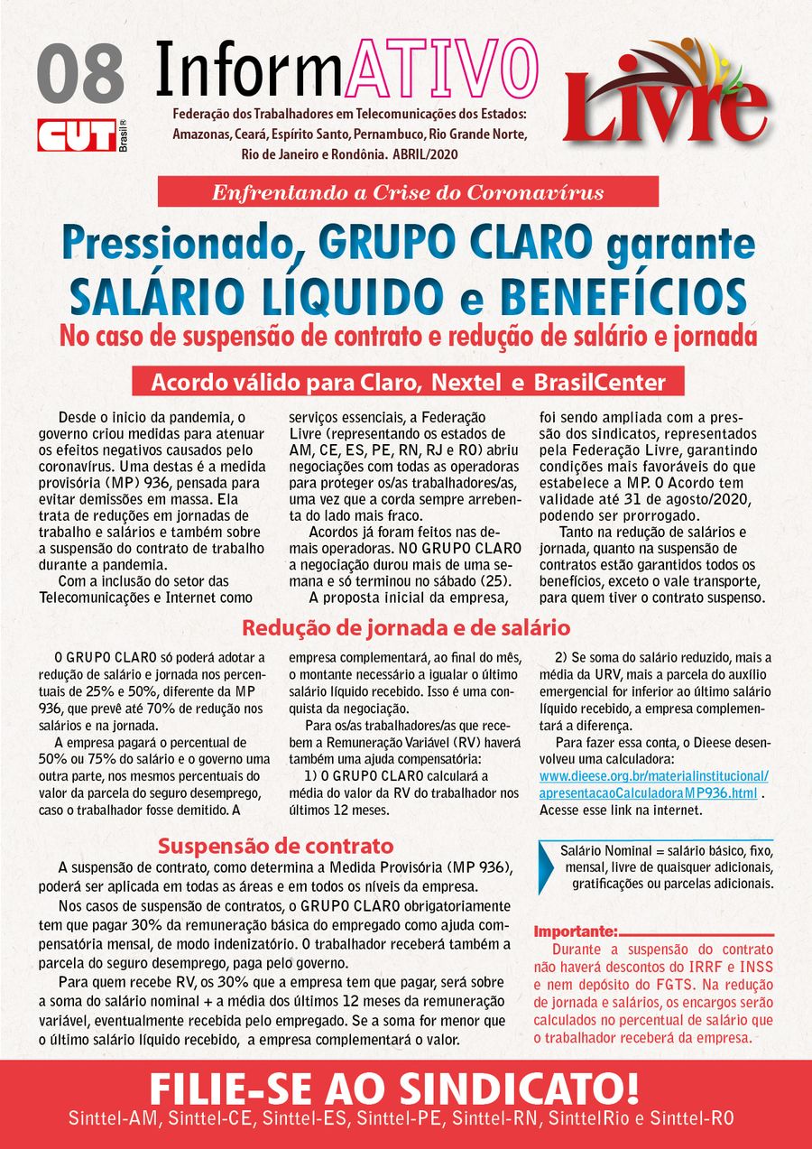 Capa: Jornal 8 livre