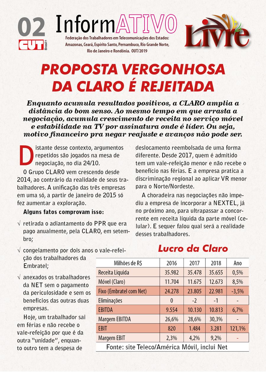 Capa: Livre - jornal 2