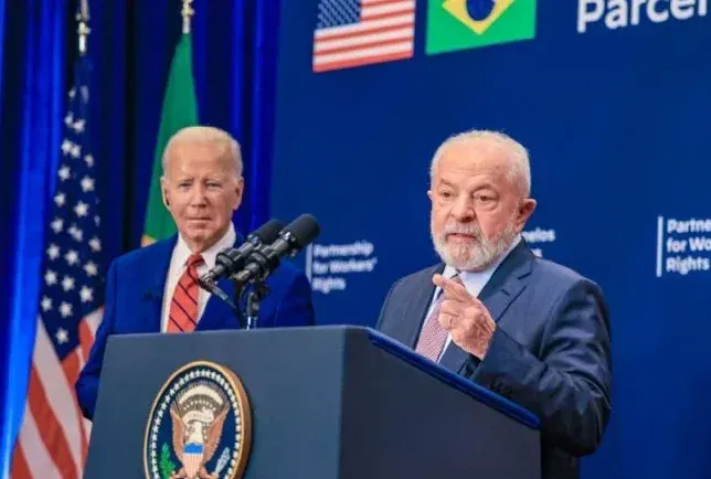 lula e biden na ONU