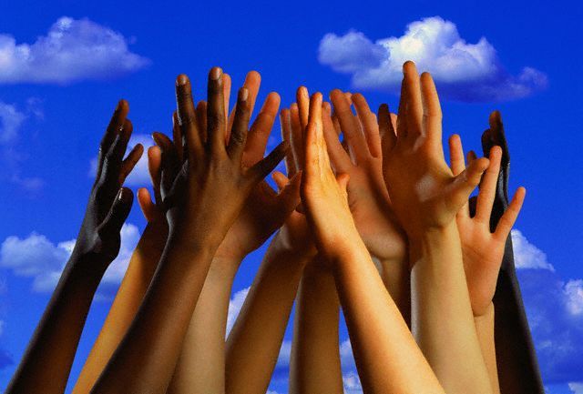 Children Raising Their Hands