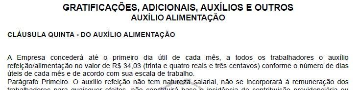 o que diz o acordo coletivo