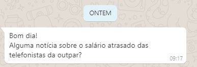 telefonistas - atraso