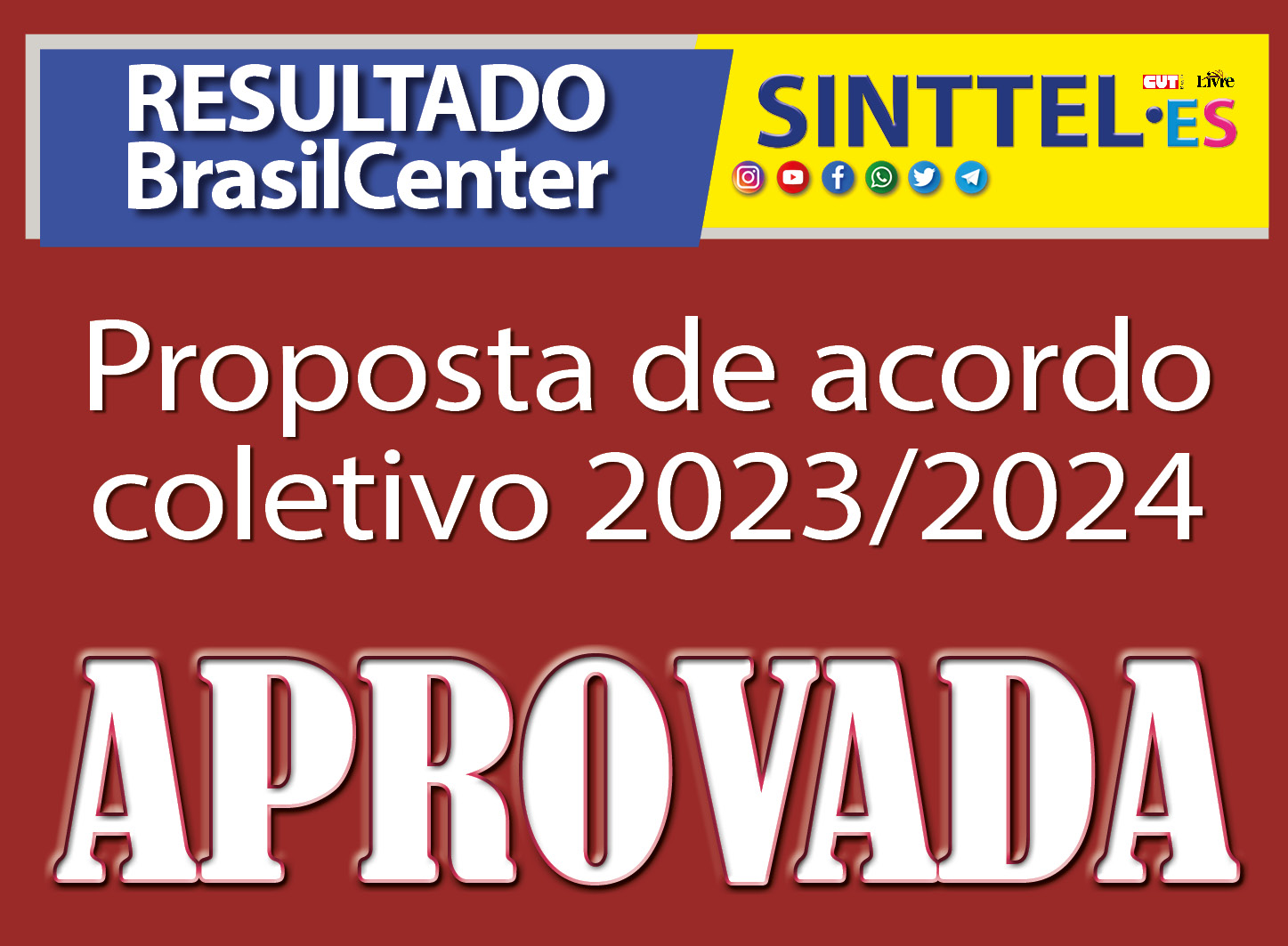AeC: acordo coletivo 2023/2024 aprovado em assembleia – SINTTEL/RN